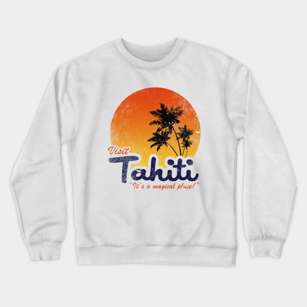 Visit Tahiti Crewneck Sweatshirt by alecxps